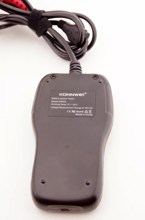 ZNAMIENITY TESTER DO BATERII AKUMULATORÓW 12V KONNWEI KW600 SUPER STAN
