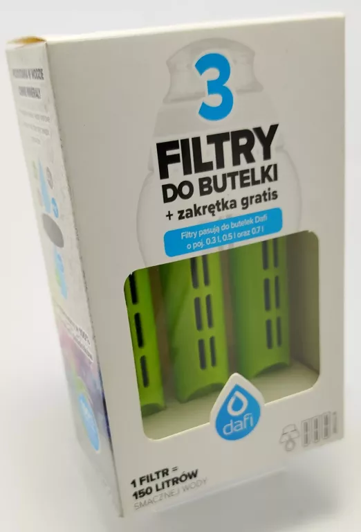FILTRY DO BUTELEK FILTRUJĄCYCH DAFI + NAKRĘTKA DOFI