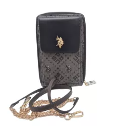 SASZETKA NA RAMIĘ U.S. POLO ASSN. CZARNO SZARA