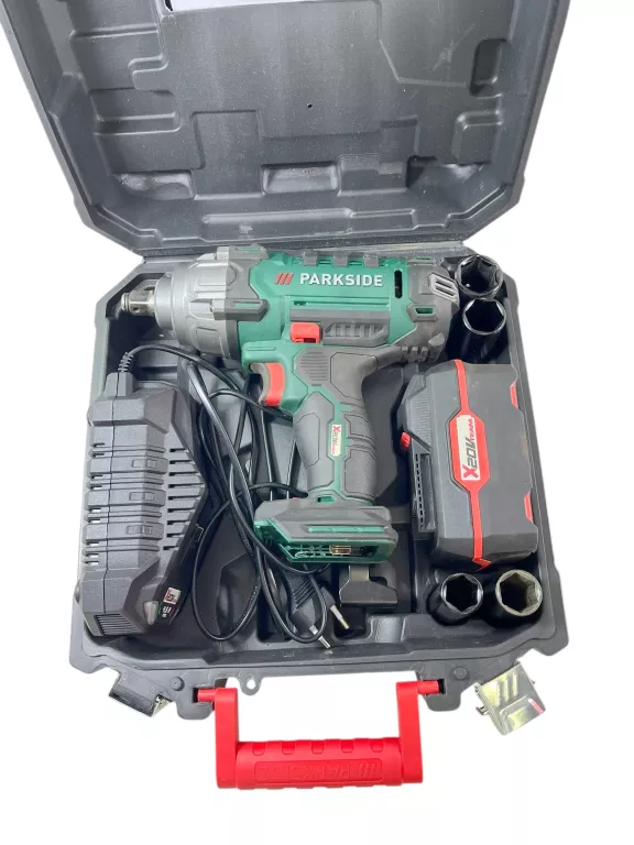KLUCZ UDAROWY AKUMULATOROWY 1/2" 400NM 20V PASSK 20-LI A1 PARKSIDE WALIZKA