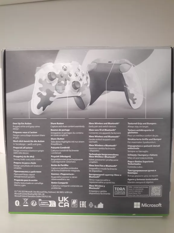 KONTROLER MICROSOFT BEZPRZEWODOWY XBOX S/X ARCTIC CAMO