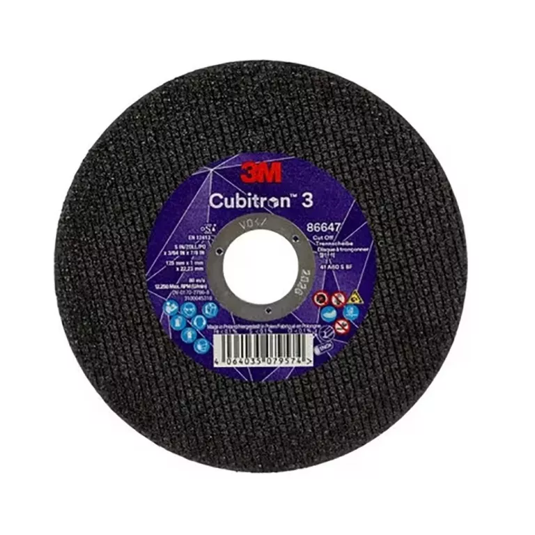 3M CUBITRON 3 125X1.0TARCZA DO CIĘCIA, 86647 125MM X 1MM X 22,23MM