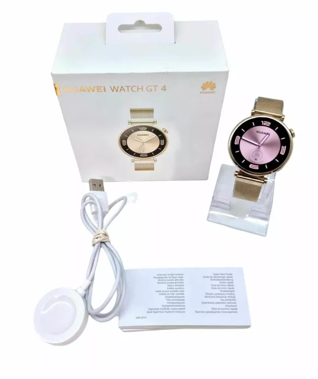 SMARTWATCH HUAWEI WATCH GT 4 ELEGANT ZŁOTY