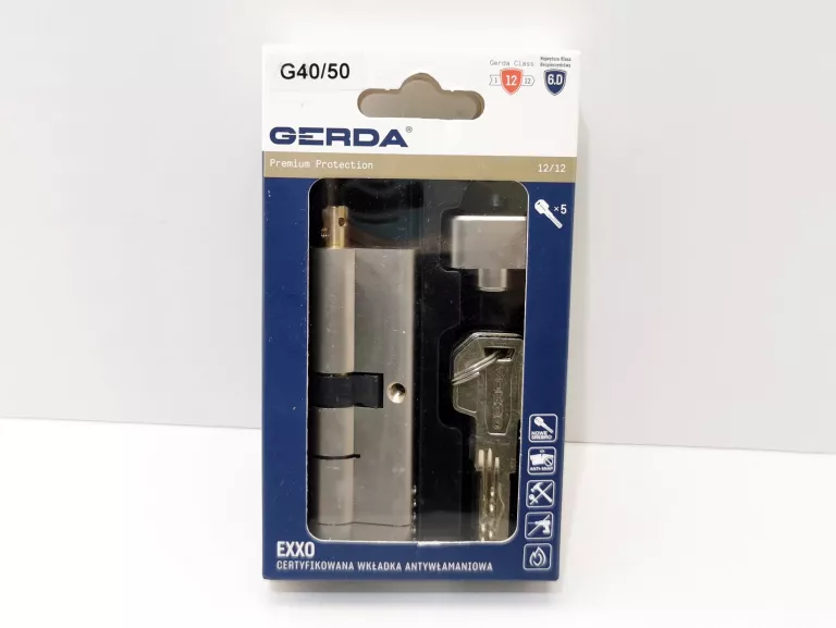 WKŁADKA GERDA EXXO G40 X 50 MM NIKIEL KOMPLET