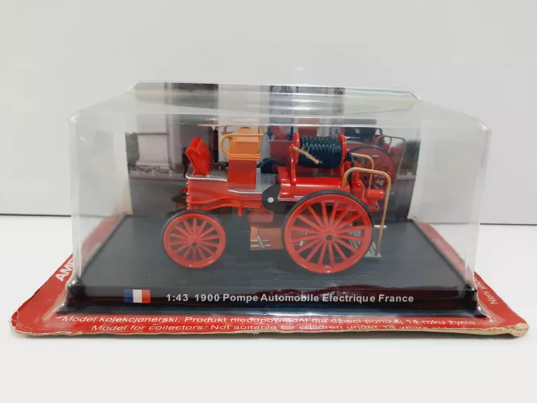 1900 FRANCE KOLEKCJA WOZÓW STRAŻACKICH AMERCOM SKALA 1:43