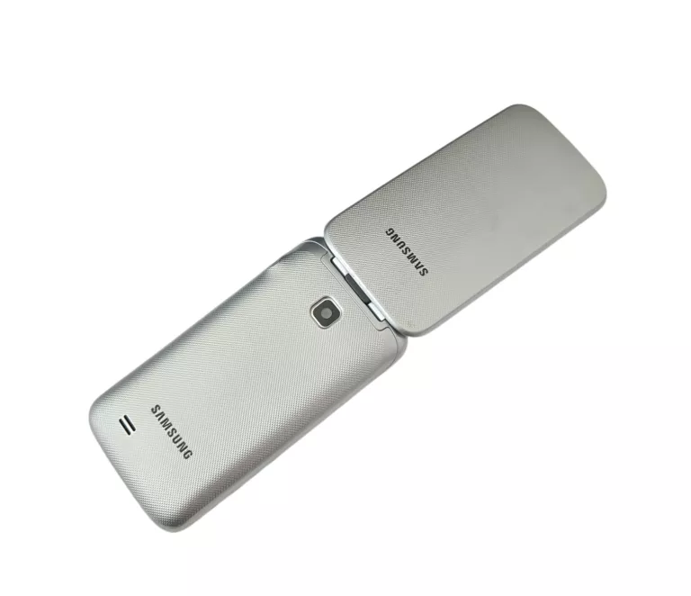 TELEFON SAMSUNG GT-C3520 Z KLAPKĄ SREBRNY