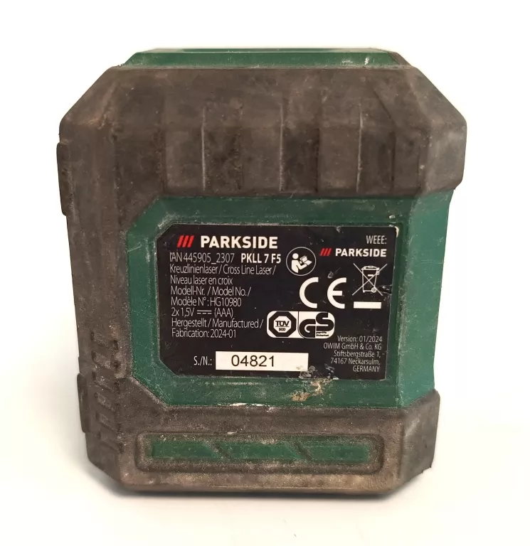 LASER KRZYŻOWY PARKSIDE PKLL 7 F5