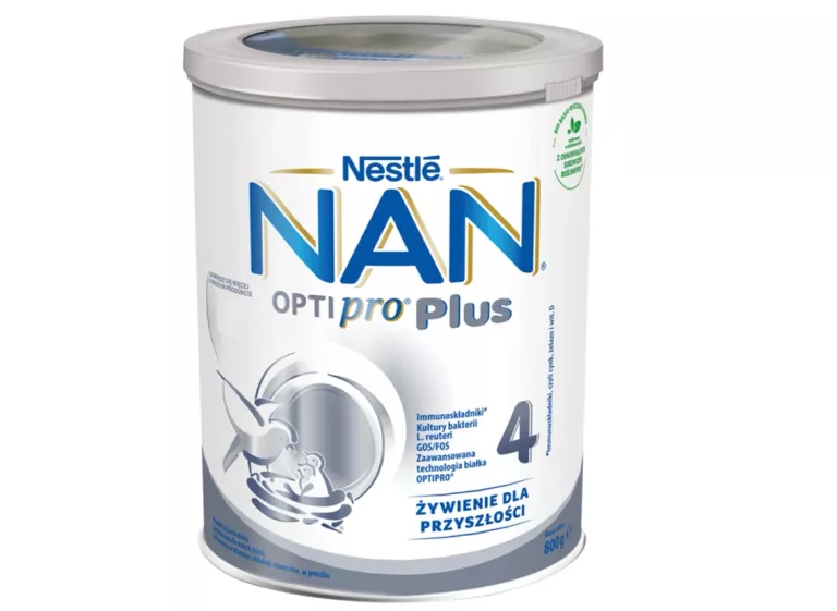 MLEKO MODYFIKOWANE NAN OPTIPRO PLUS 4 DLA DZIECI PO 2. ROKU 800 G