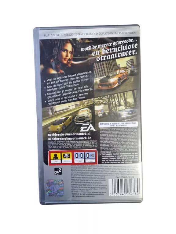 GRA NEED FOR SPEED MOST WANTED 5-1-0 SONY PSP
