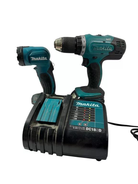 ZESTAW WKRĘTARKA MAKITA DDF453 +LATARKA DL815