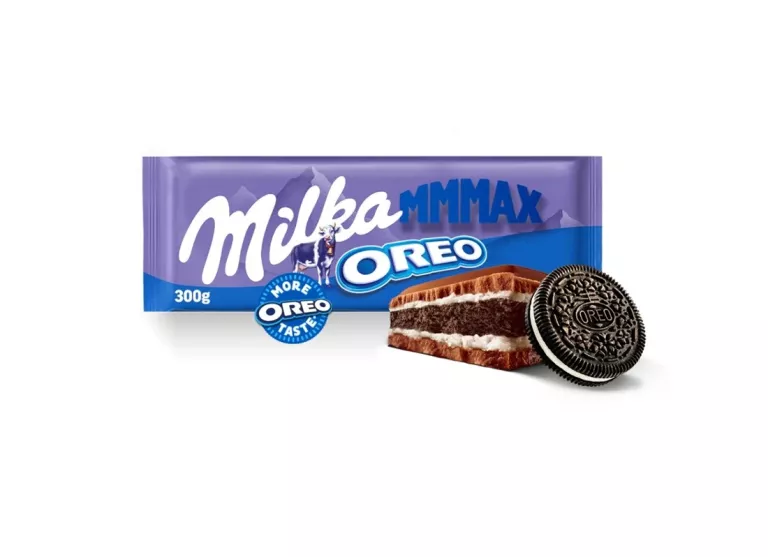 CZEKOLADA MILKA DUŻA MLECZNA MMMAX OREO Z CIASTECZKAMI OREO 300 G