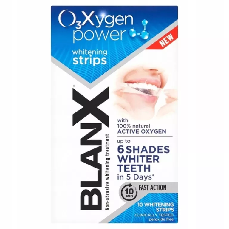 BLANX O3X, PASKI WYBIELAJĄCE, 10 SZTUK