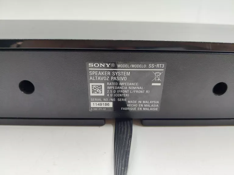 SOUNDBAR SONY SS-RT3