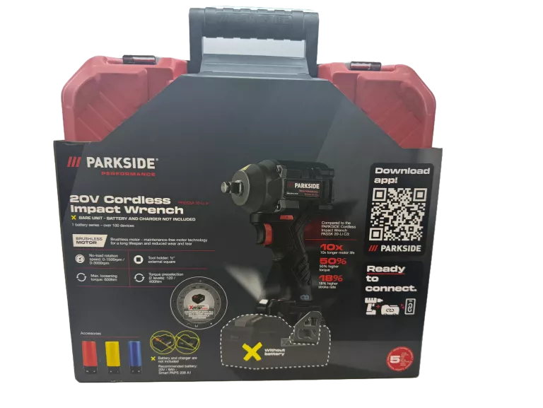 PARKSIDE AKU KLUCZ UDAROWY 1/2"600NM 20V PPDSSA 20 LI A1