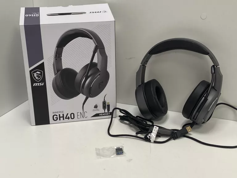 SŁUCHAWKI PRZEWODOWE MSI IMMERSE GH40 ENC