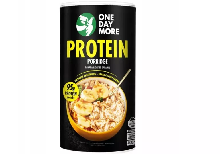 ONE DAY MORE OWSIANKA PROTEINOWA BANAN SŁONY KARMEL 450G