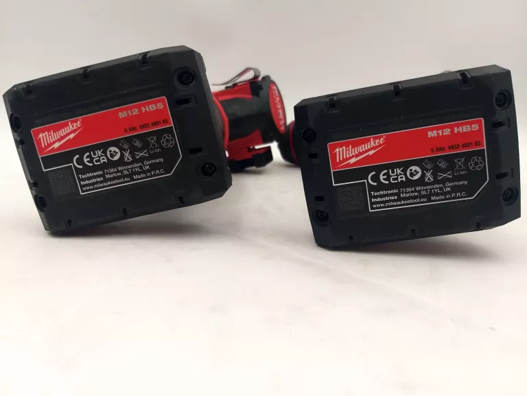 MILWAUKEE WKRĘTARKA + ZAKRĘTARKA UDAROWA 12V 2 X 6,0AH FPD2 FID2 + WALIZKA