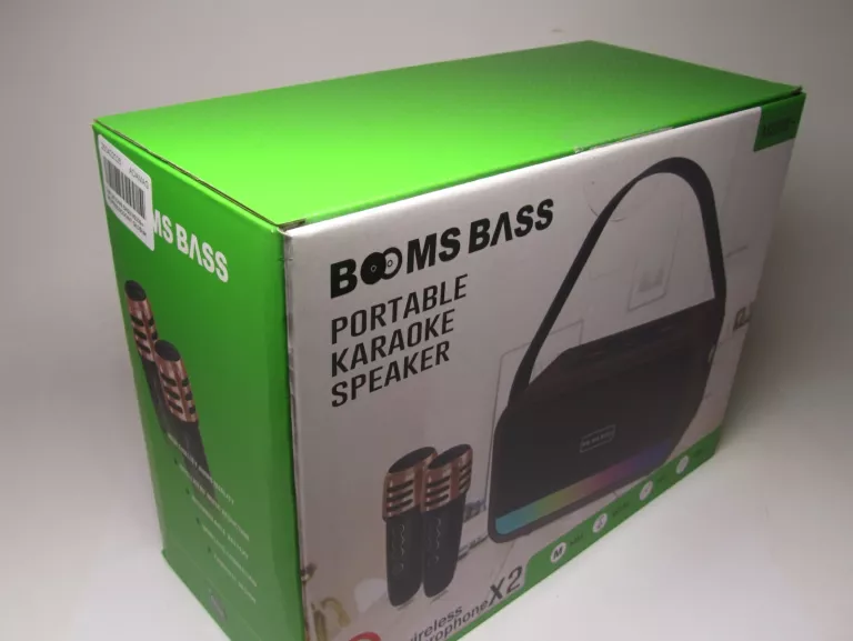 BOOMS BASS M2206+ BEZPRZEWODOWY GŁOŚNIK BLUETOOTH/ZESTAW