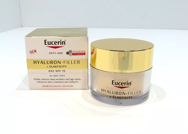 EUCERIN HYALURON-FILLER + ELASTICITY KREM NA DZIEŃ SPF15, 50 ML