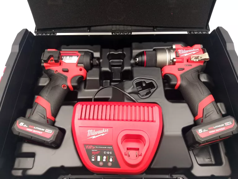 MILWAUKEE WKRĘTARKA + ZAKRĘTARKA UDAROWA 12V 2 X 6,0AH FPD2 FID2 + WALIZKA