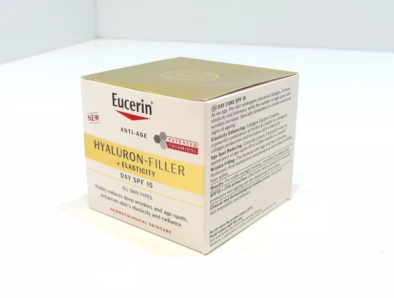 EUCERIN HYALURON-FILLER + ELASTICITY KREM NA DZIEŃ SPF15, 50 ML