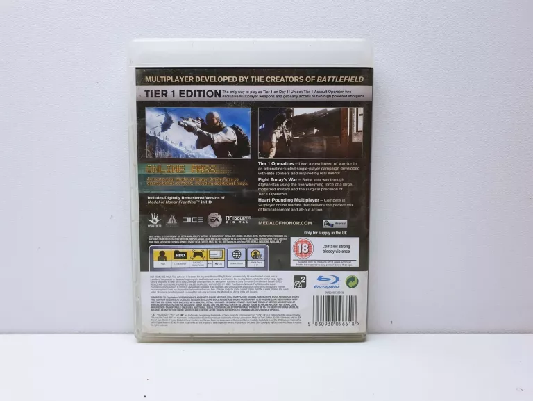 GRA MEDAL OF HONOR TIER 1 EDITION PS3