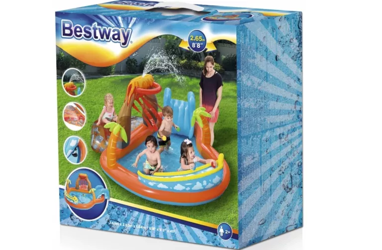 BESTWAY 53069 LAVA LAGOON WODNY PLAC ZABAW 2,65X2,65X1,04M