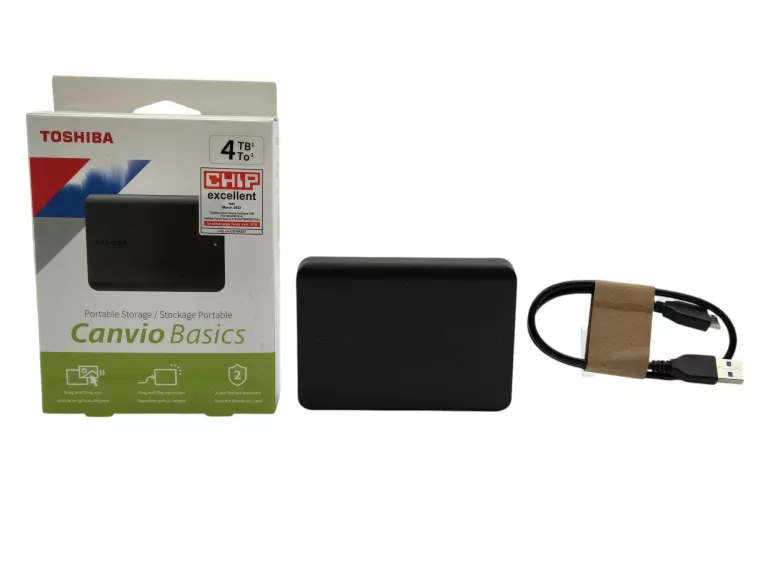 DYSK PRZENOŚNY TOSHIBA CANVIO BASICS 4TB HDD 2,5'' USB 3.0 5GB/S