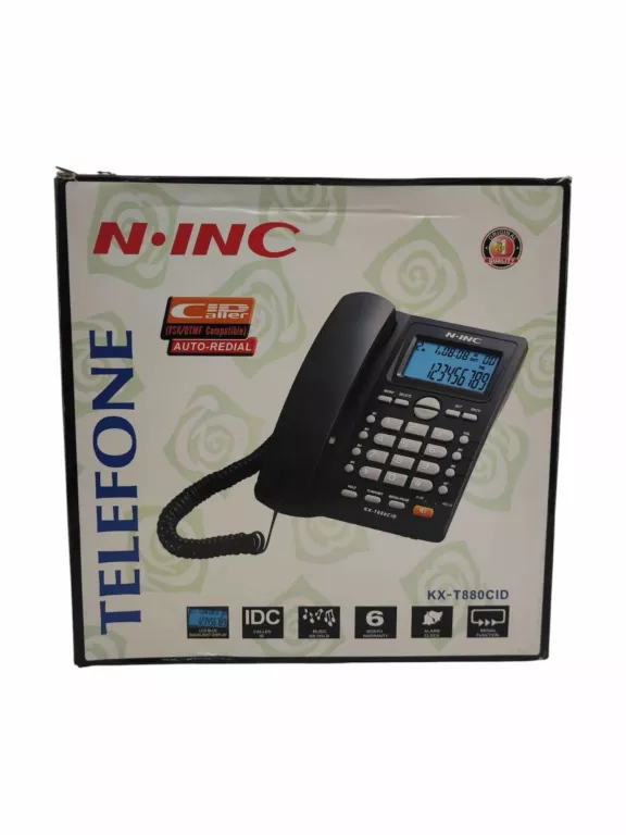 TELEFON STACJONARNY DO DOMU NINC KX-T880CID