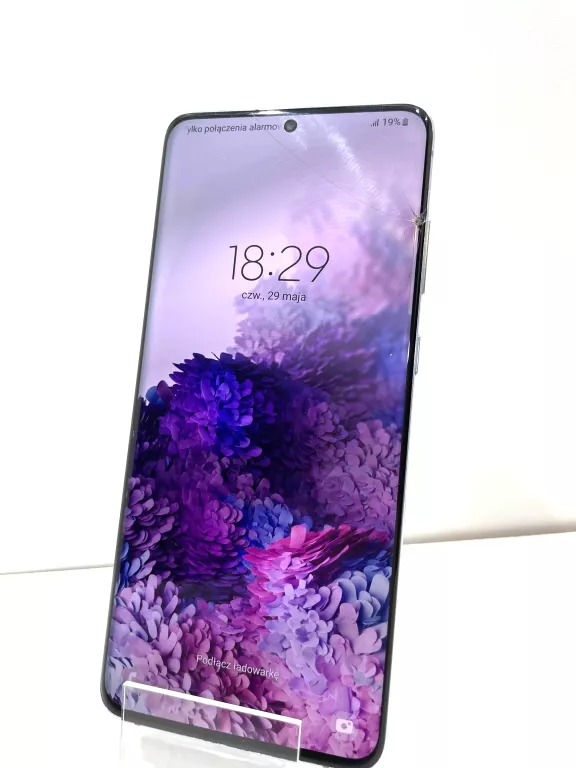TELEFON SAMSUNG GALAXY S20+ PĘKNIĘCIE NA EKRANIE