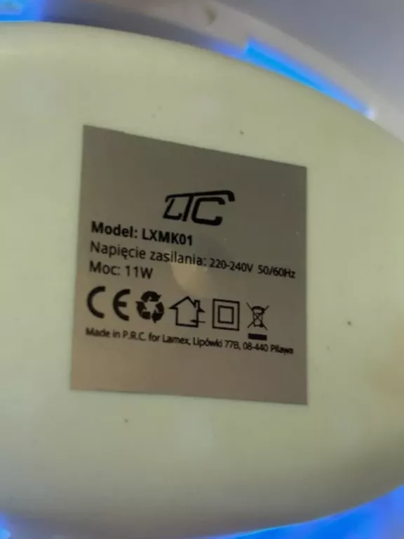 LAMPA OWADOBÓJCZA UV LTC LXMK01
