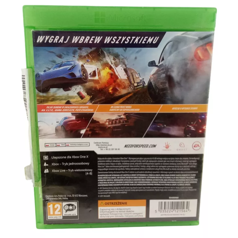 XBOX ONE NEED FOR SPEED PAYBACK PL
