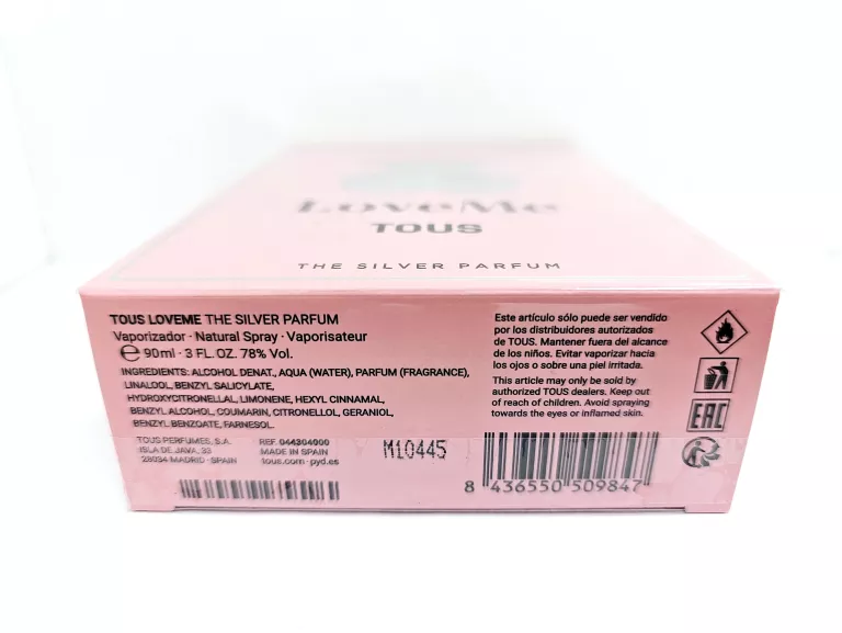 TOUS LOVEME THE SILVER PARFUM WODA PERFUMOWANA 90 ML