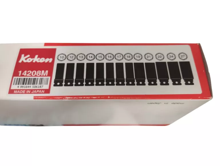 KOKEN 14208M, 1/2" ZESTAW NASADEK UDAROWYCH (IMPAKT)