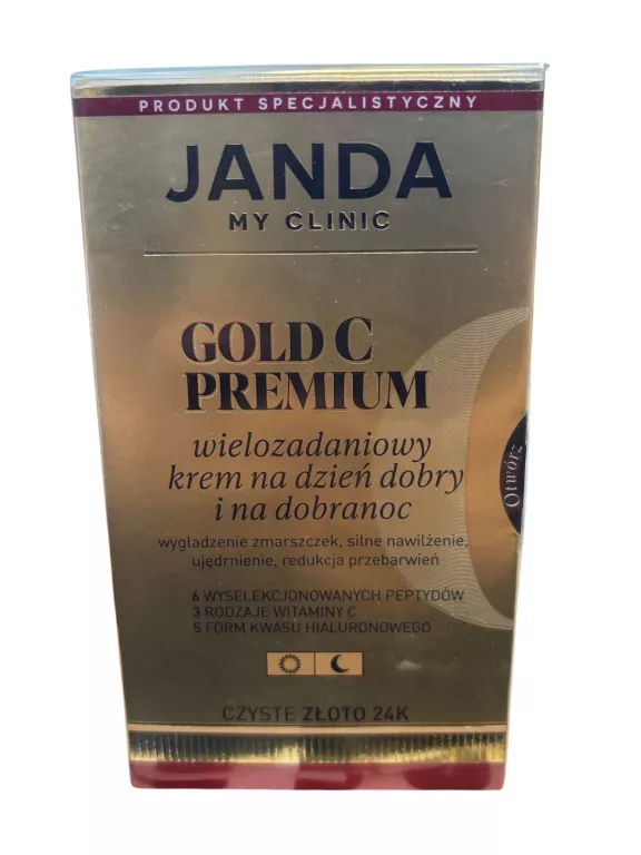 JANDA MY CLINIC NICI KOLAGENOWE GOLD C PREMIUM WIELOZADANIOWY KREM 50ML