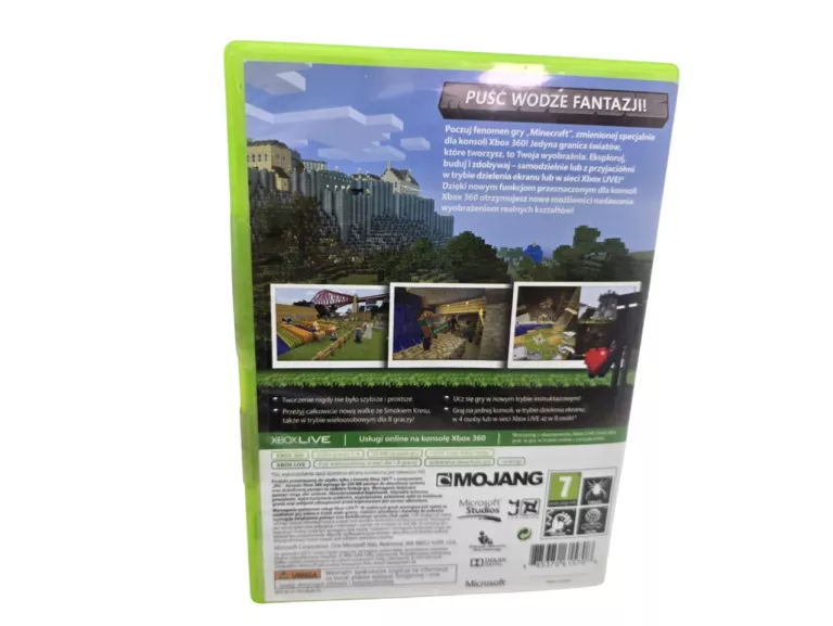 GRA XBOX 360 MINECRAFT - POLSKA OKŁADKA - ANGIELSKA WERSJA