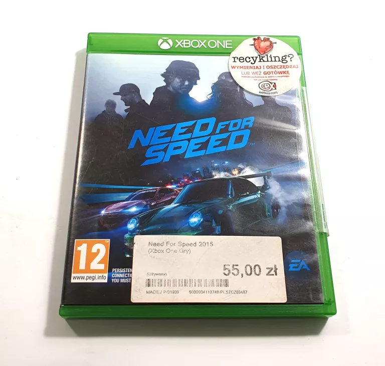 NEED FOR SPEED XBOX ONE