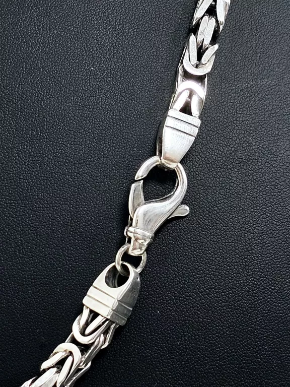 NOWY SREBRNY ŁAŃCUCH KRÓLEWSKI 925 144,70G 60CM
