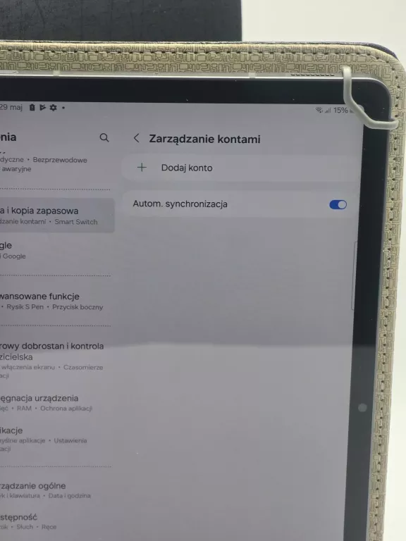 TABLET SAMSUNG TAB S9 FE 5G 6/128GB + KLAWIATURA/ETUI