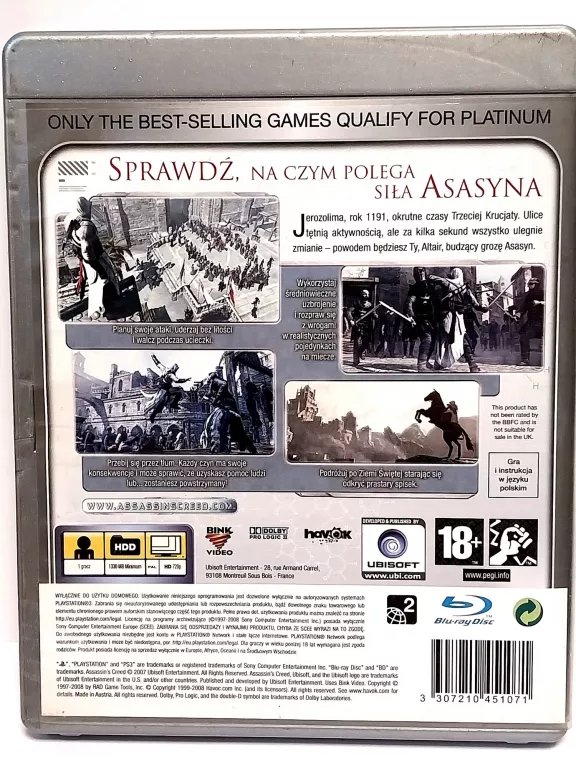 GRA PS3: ASSASSIN'S CREED