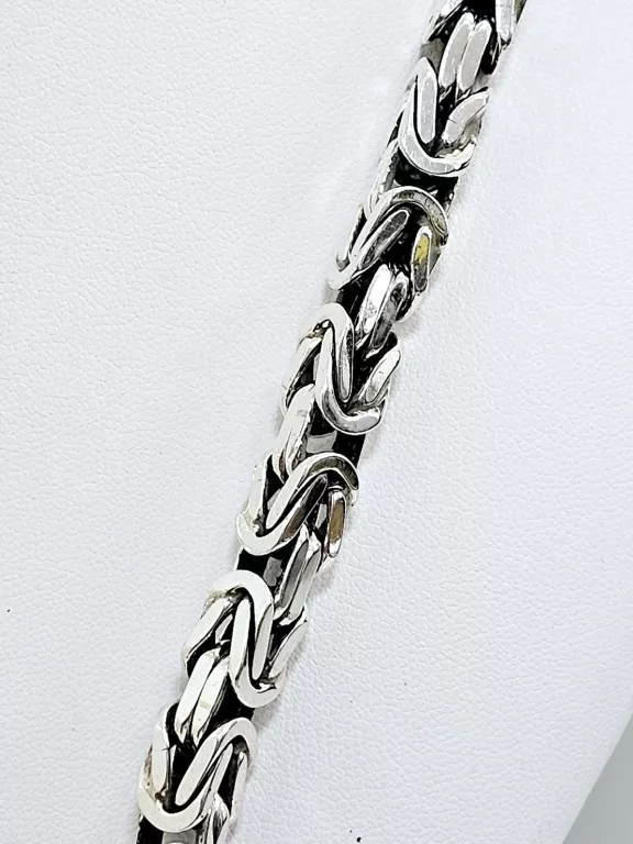 NOWY SREBRNY ŁAŃCUCH KRÓLEWSKI 925 144,70G 60CM
