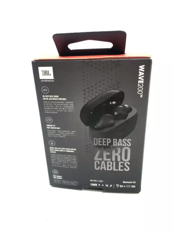 SŁUCHAWKI BT JBL WAVE 200TWS PUD