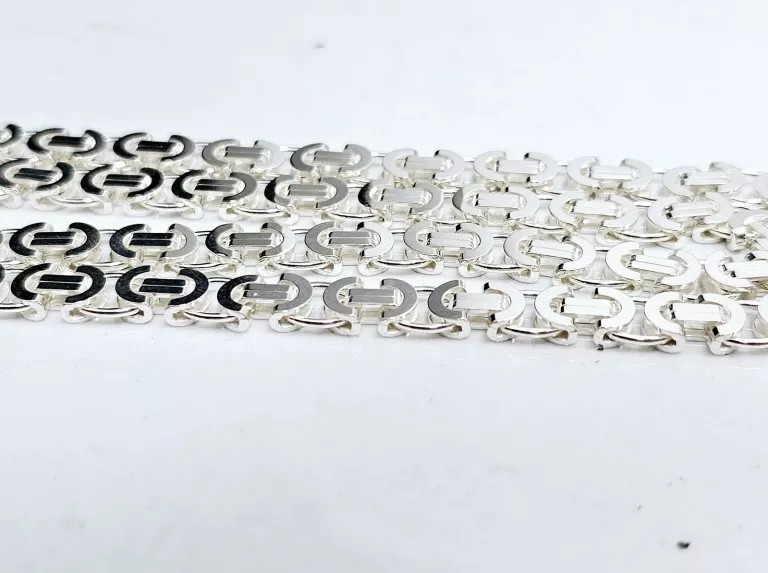 NOWY SREBRNY ŁAŃCUCH EURO 925 30,90G 50CM
