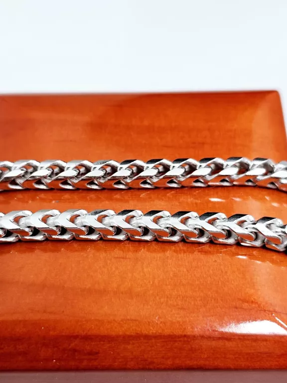 NOWY SREBRNY ŁAŃCUCH KŁOS 925 45,20G 50CM