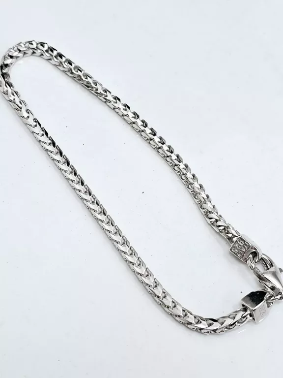NOWA SREBRNA BRANSOLETKA KŁOS 925 20,50G 22CM