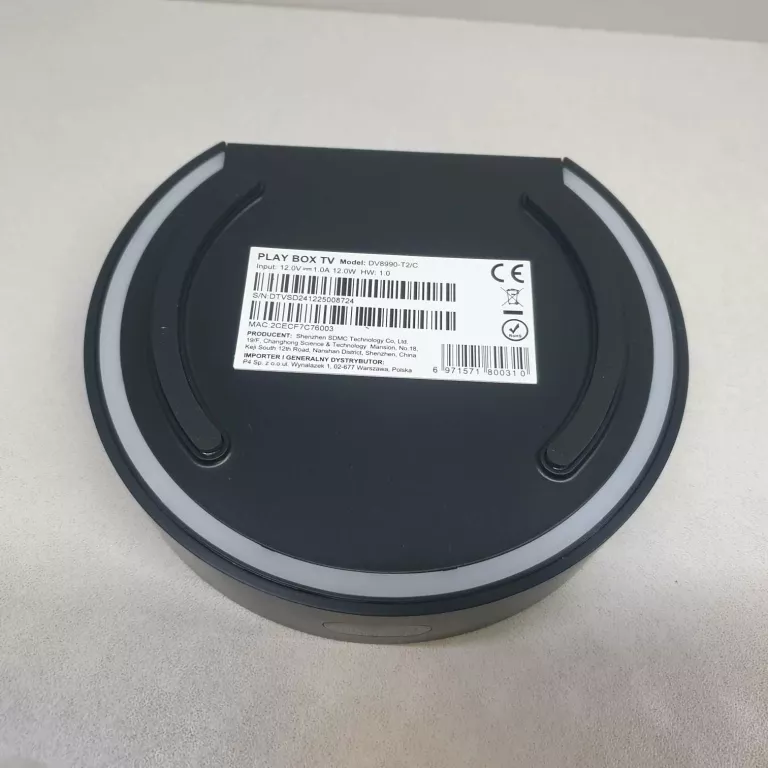 ODTWARZACZ MULTIMEDIALNY DEKODER PLAY BOX TV 4K KOMPLET