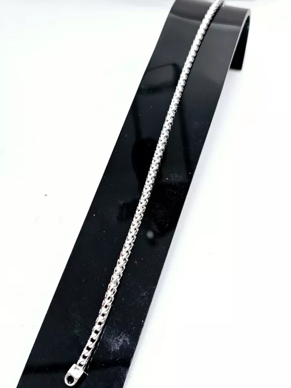 NOWA SREBRNA BRANSOLETKA KŁOS 925 20,50G 22CM