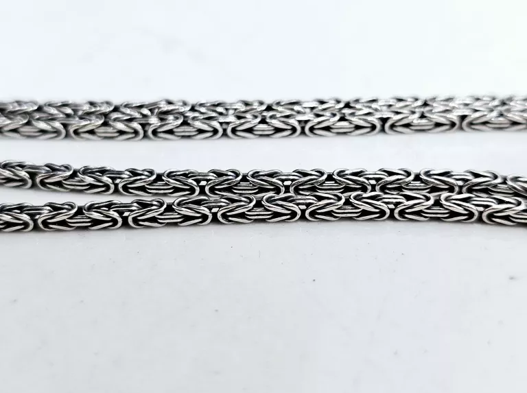 NOWY SREBRNY ŁAŃCUSZEK KRÓLEWSKI 925 13,10G 55CM