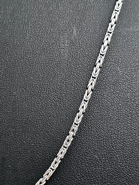 NOWY SREBRNY ŁAŃCUSZEK KRÓLEWSKI 925 13,10G 55CM