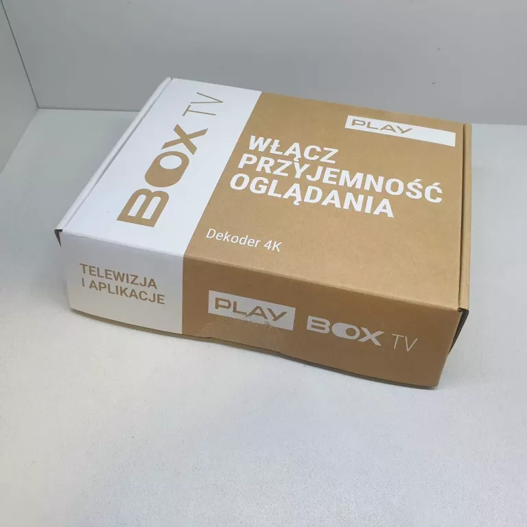 ODTWARZACZ MULTIMEDIALNY DEKODER PLAY BOX TV 4K KOMPLET